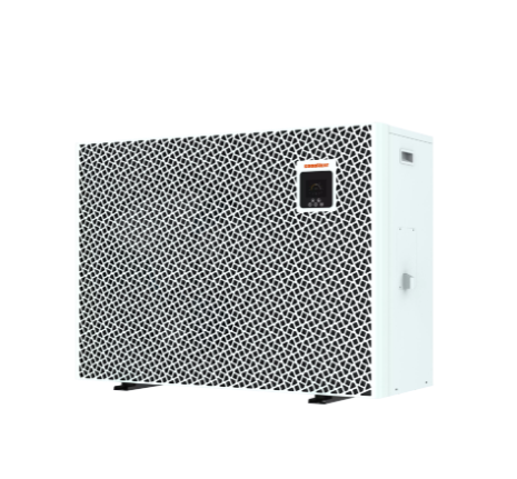 R290 pool heat pump white angle view