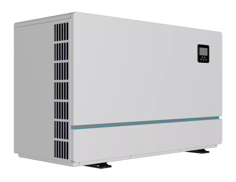 R32 pool heat pump control side view