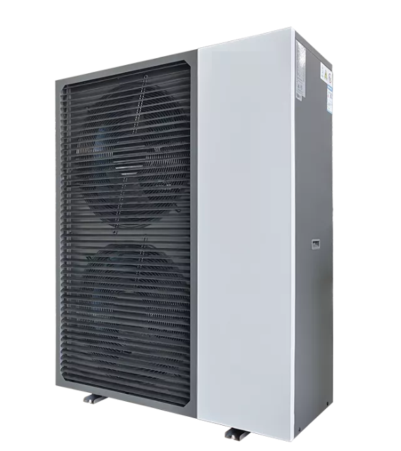 R32 split heat pump compact unit view