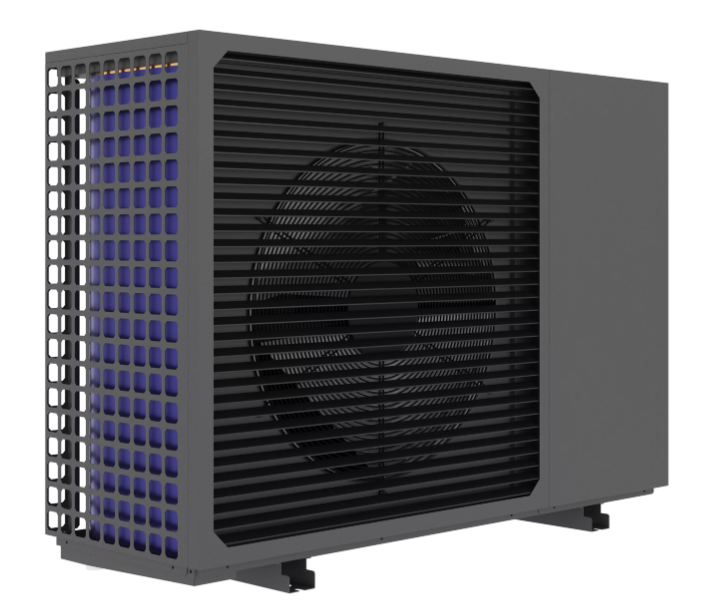 R290 split heat pump front air outlet