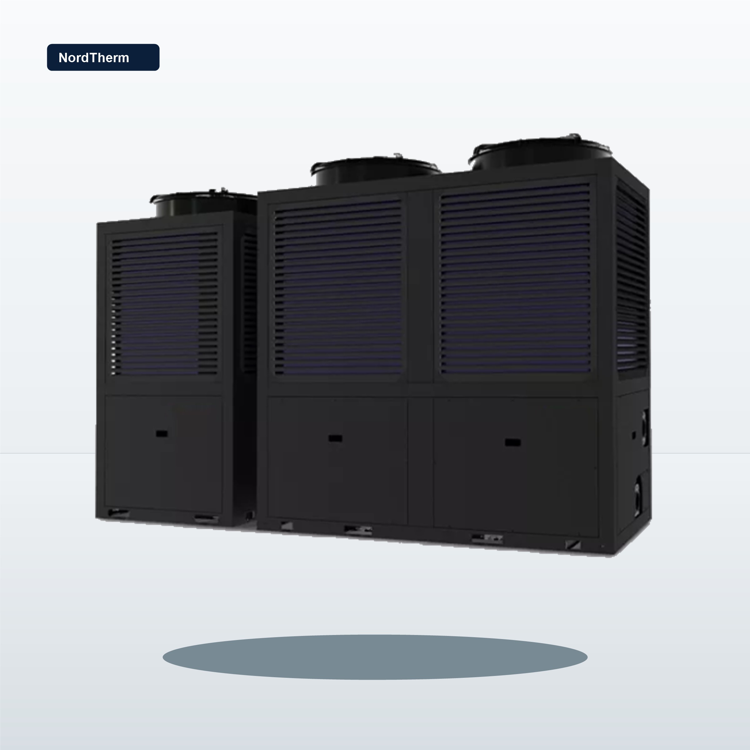 Compact commercial heat pump unit