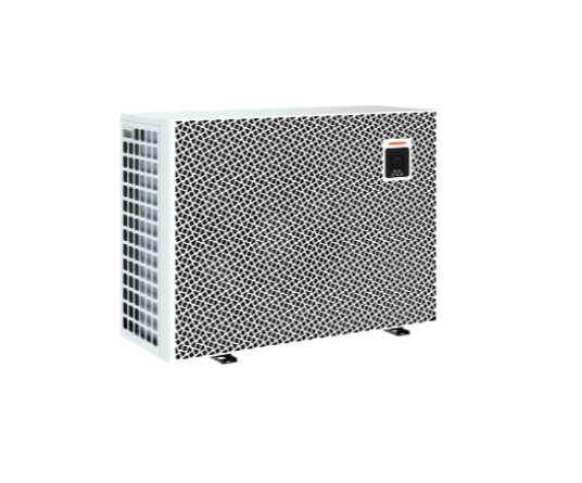 R290 pool heat pump white side view