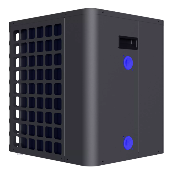 R290 mini pool heat pump water port side