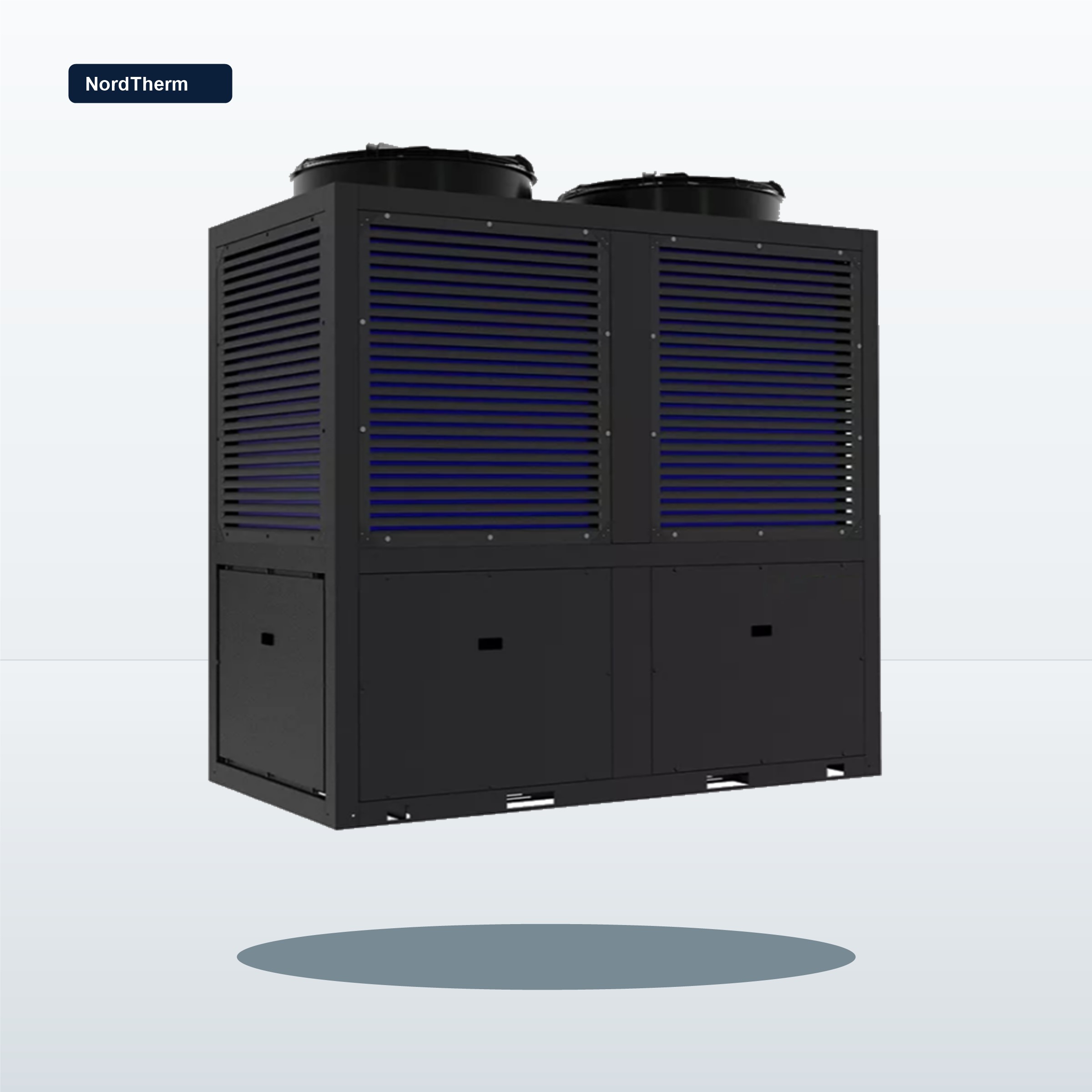 Multiple commercial heat pump units