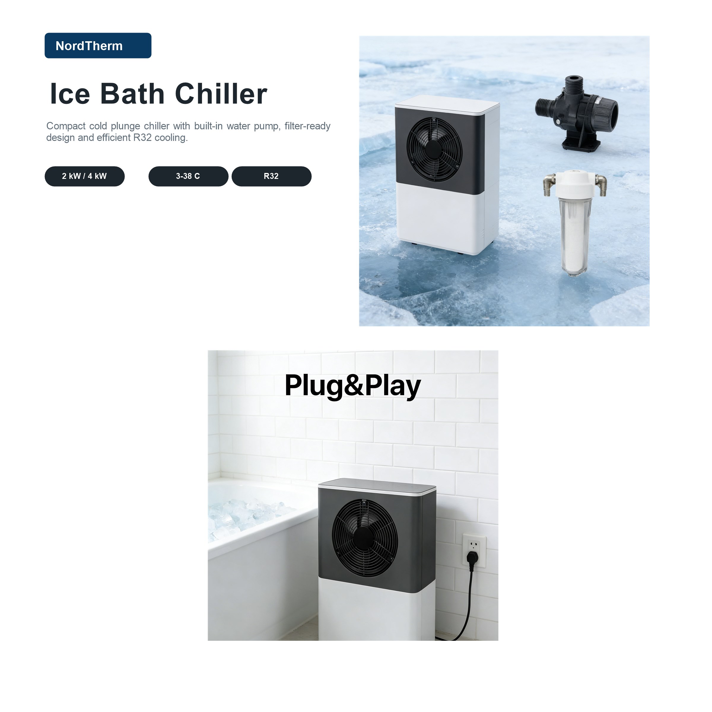 NordTherm ice bath chiller product page 