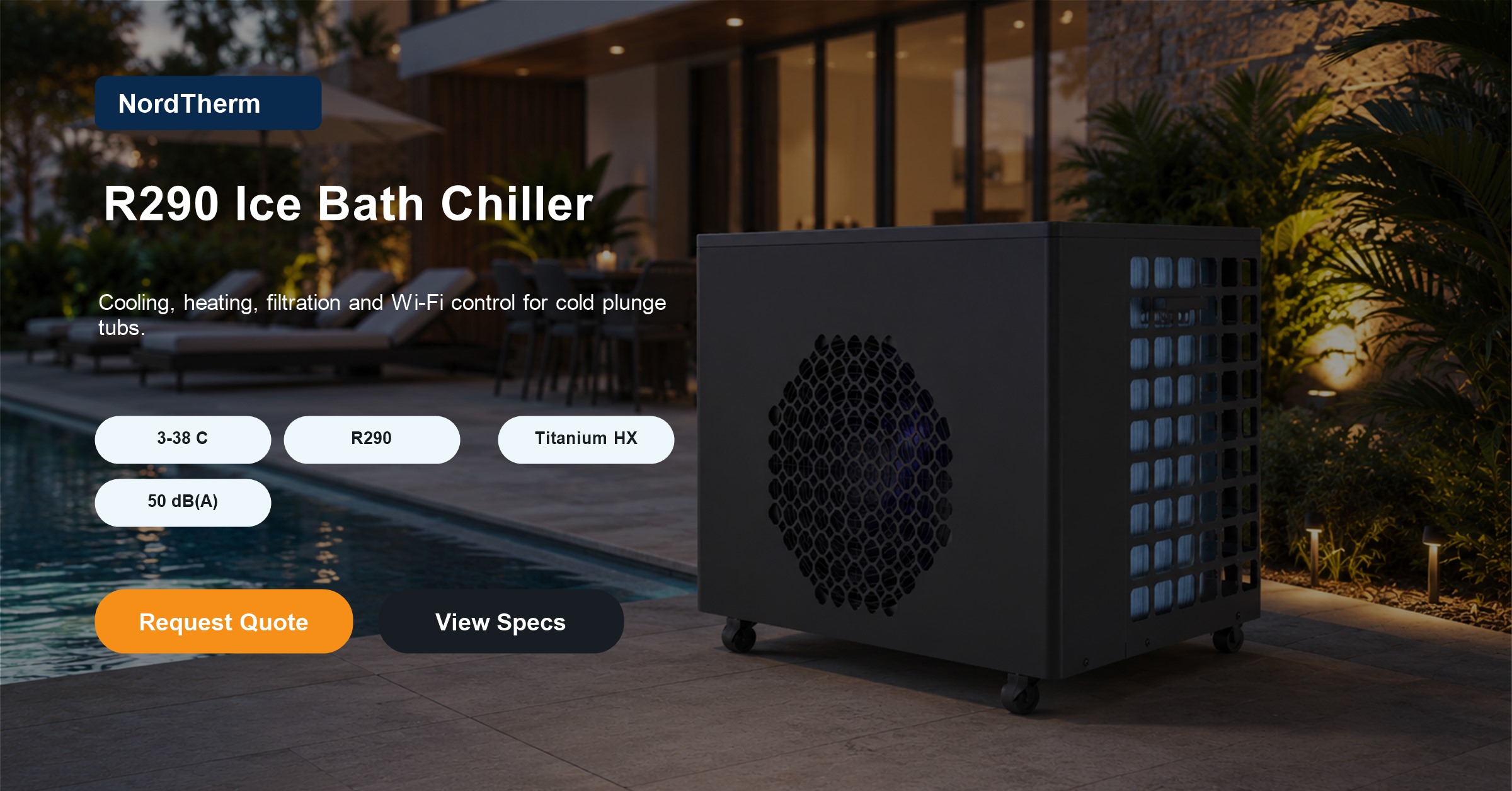 Ice bath chiller hero banner 