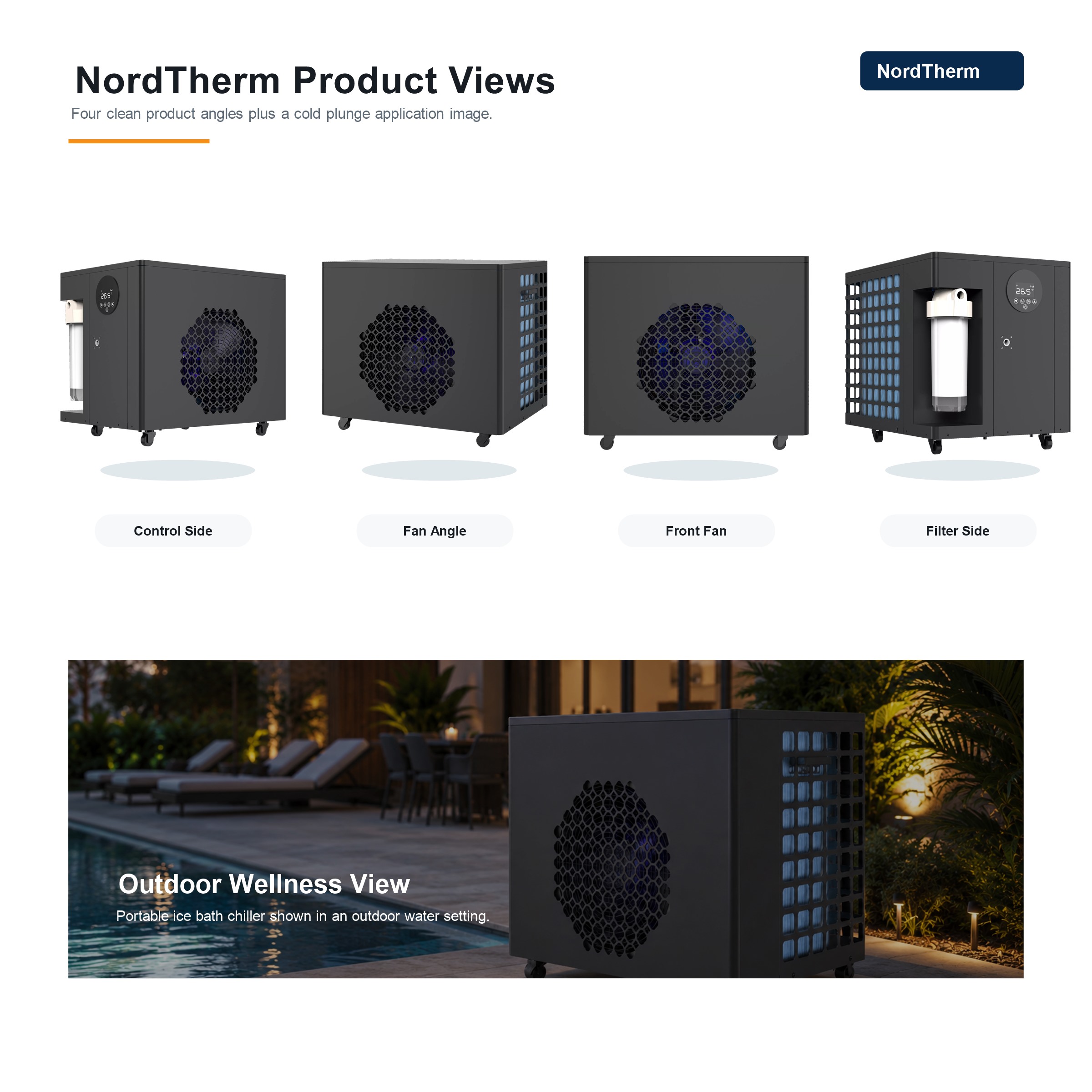 Ice bath chiller product views