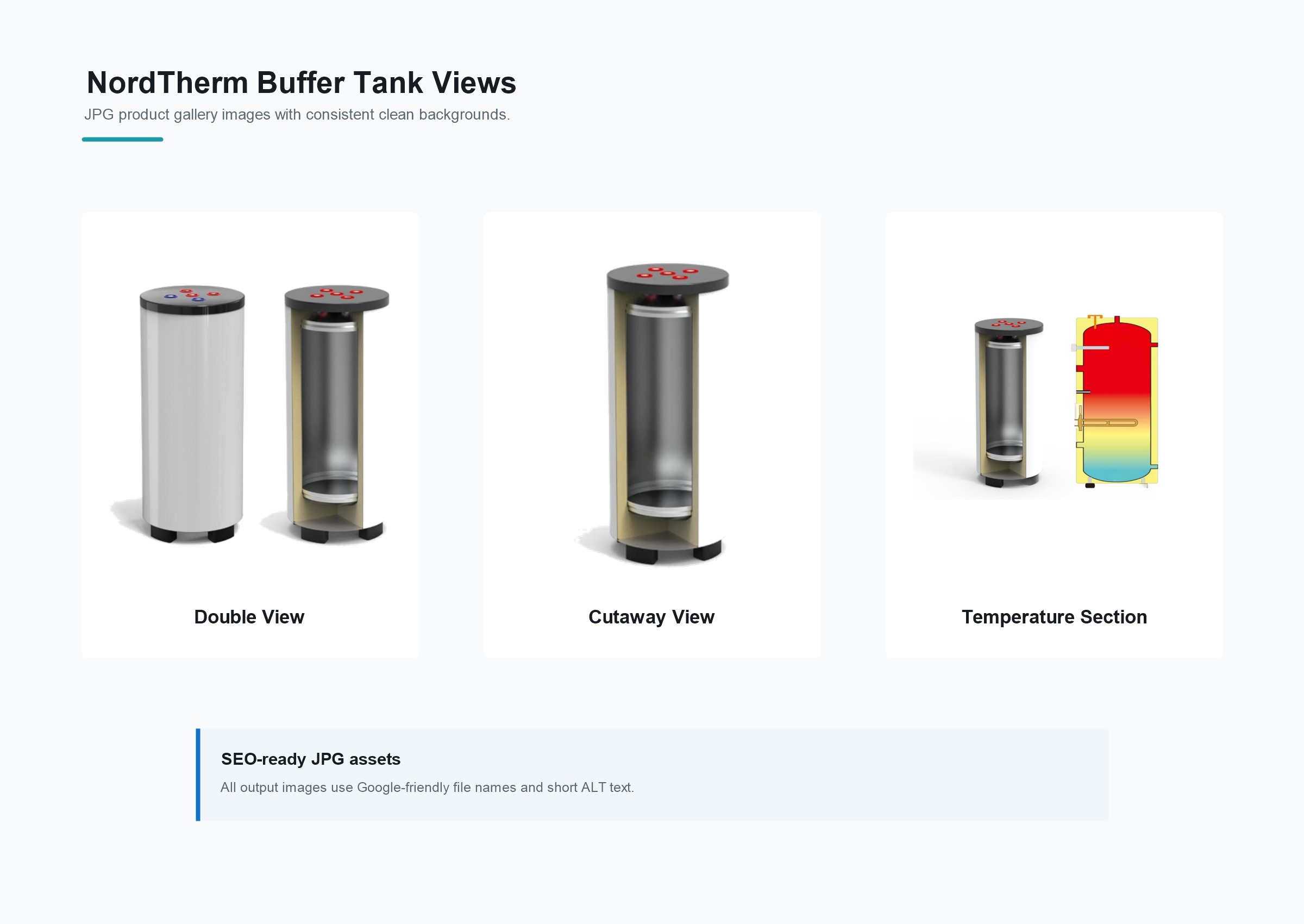 NordTherm buffer tank product views